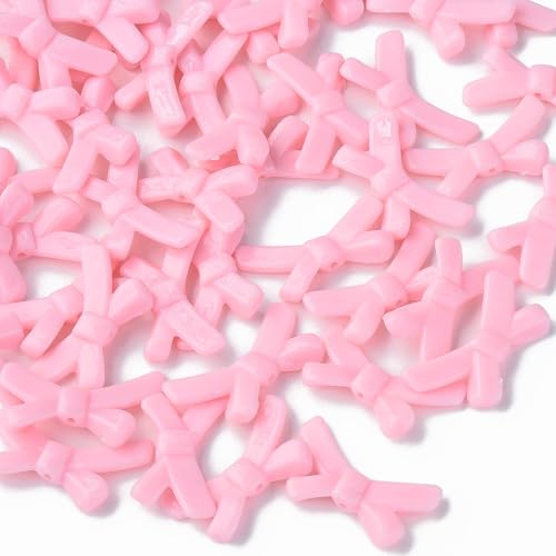 Ipotkitt Ca. 435 Stück rosa Acryl-Perlen in Schleifenform, Abstandshalter für selbstgemachte Schmuckherstellung, Armbänder, Ohrringe, Halsketten, Schlüsselanhänger, Dekoration, Handwerk Ipotkitt Ca. 435 Stück rosa Acryl-Perlen in Schleifenform, Abstandshalter für selbstgemachte Schmuckherstellung, Armbänder, Ohrringe, Halsketten, Schlüsselanhänger, Dekoration, Handwerk von Ipotkitt
