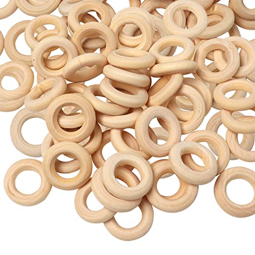 Ira Pollitt 200 Stück 25 mm/1 Zoll Holzring Natürlich Unlackierte Mini Holzringe Kreis Holz Anhänger Verbinder für DIY Verbindungsstücke, Ring Anhänger und Schmuckherstellung Ira Pollitt 200 Stück 25 mm/1 Zoll Holzring Natürlich Unlackierte Mini Holzringe Kreis Holz Anhänger Verbinder für DIY Verbindungsstücke, Ring Anhänger und Schmuckherstellung von Ira Pollitt