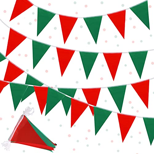165 ft Weihnachten Wimpel Banner Weihnachten Dekorationen Party Dekoration Rot und Grün Wimpel Banner Dreieck Flagge Banner für Weihnachten Outdoor Indoor Dekoration Geburtstagsfeier 165 ft Weihnachten Wimpel Banner Weihnachten Dekorationen Party Dekoration Rot und Grün Wimpel Banner Dreieck Flagge Banner für Weihnachten Outdoor Indoor Dekoration Geburtstagsfeier von Irenare