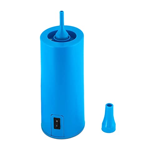 Irfora Ballonpumpe Elektrische Luftpumpe Tragbare Ballonaufblasgeräte Maschine mit 2 Stück Düsen für Weihnachten Geburtstagsfeier Dekoration Blau von Irfora