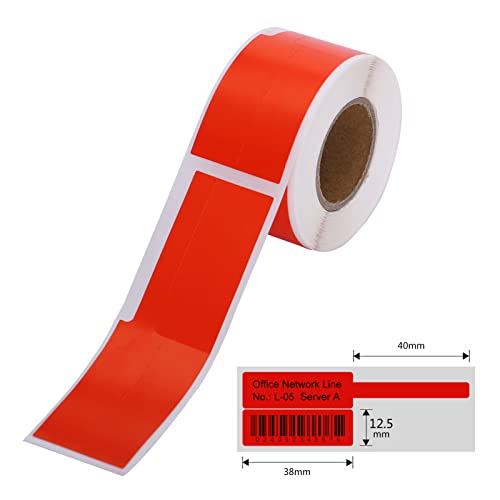 Irfora Kabeletikett Selbst Klebrigem Thermaldruckaufkleber Papier Wasserdicht öldicht, Tränenfeste Etikettenklebeband für Kabel Drähte Schmuck für die DP23-Serie Thermaldrucker-Etikett-Kennzeichnung Irfora Kabeletikett Selbst Klebrigem Thermaldruckaufkleber Papier Wasserdicht öldicht, Tränenfeste Etikettenklebeband für Kabel Drähte Schmuck für die DP23-Serie Thermaldrucker-Etikett-Kennzeichnung von Irfora