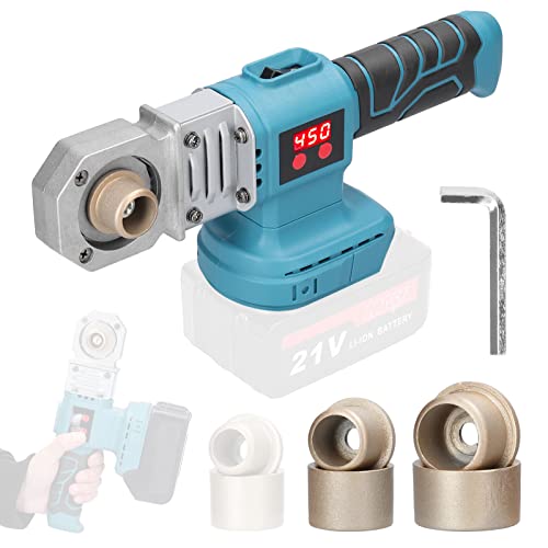 Irfora Lithium Power Wasserrohre Schmelzgerät Haushalt PPR Schweißgerät mit 20 mm 25 mm 30 mm Ersatzköpfen Kompatibel mit Makita Akku Irfora Lithium Power Wasserrohre Schmelzgerät Haushalt PPR Schweißgerät mit 20 mm 25 mm 30 mm Ersatzköpfen Kompatibel mit Makita Akku von Irfora