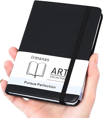 Irmanas Notizbuch A6 Liniert, 160 Seiten 100 g/m² Seiten Hardcover Notizblock Collegeblock mit Gummizug und Stifthalter, klassisches Design Notizblock geeignet für Büro, Schule Irmanas Notizbuch A6 Liniert, 160 Seiten 100 g/m² Seiten Hardcover Notizblock Collegeblock mit Gummizug und Stifthalter, klassisches Design Notizblock geeignet für Büro, Schule von Irmanas