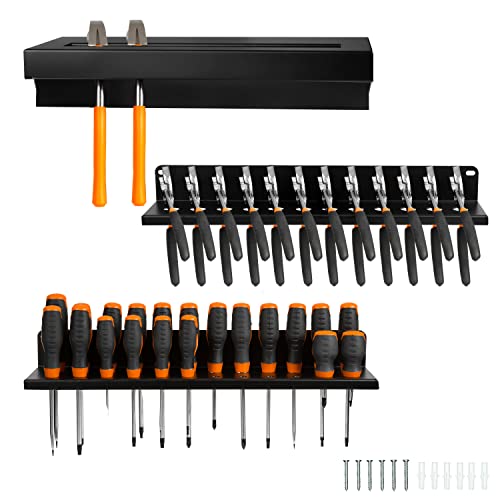 Iron Forge Tools Metall-Handwerkzeug-Organizer, Hammer- und Zangen- und Schraubendreher-Aufbewahrungsregal – Wandhalterung für Werkstatt, Laden-Organizer und Aufbewahrung Iron Forge Tools Metall-Handwerkzeug-Organizer, Hammer- und Zangen- und Schraubendreher-Aufbewahrungsregal – Wandhalterung für Werkstatt, Laden-Organizer und Aufbewahrung von Iron Forge Tools