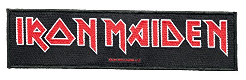 Unbekannt Iron Maiden Aufnäher - Logo - Iron Maiden Patch - Stripe Gewebt & Lizenziert !! Unbekannt Iron Maiden Aufnäher - Logo - Iron Maiden Patch - Stripe Gewebt & Lizenziert !! von Iron Maiden