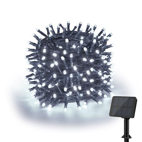 Isisyu Solar Lichterkette Aussen 6M 60LED Lichterkette Außen Solar 8 Modi IP65 Wasserdicht Warmweiß Solarlichterkette Außen Wetterfest für Balkon, Garten, Hochzeiten, Terrasse, Weihnachten, Partys Isisyu Solar Lichterkette Aussen 6M 60LED Lichterkette Außen Solar 8 Modi IP65 Wasserdicht Warmweiß Solarlichterkette Außen Wetterfest für Balkon, Garten, Hochzeiten, Terrasse, Weihnachten, Partys von Isisyu