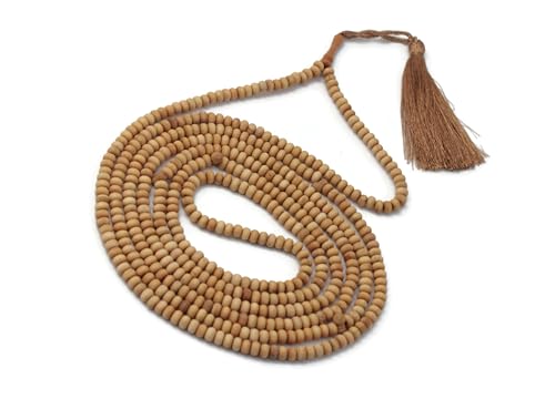 500 Perlen Zitronenholz Tasbih Echter Zitronenbaum Tasbih Gebetskette Misbaha Tesbih Tasbeeh 4,5x6,5mm von Islamic Bazaar