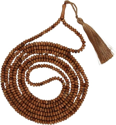 Islamic Bazaar 500 Perlen Olivenholz Tasbih Tasbeeh Misbaha islamisches Geschenk Tasbih Gebetskette Tesbih 4,5x6,5mm für Dhikr, Braun von Islamic Bazaar