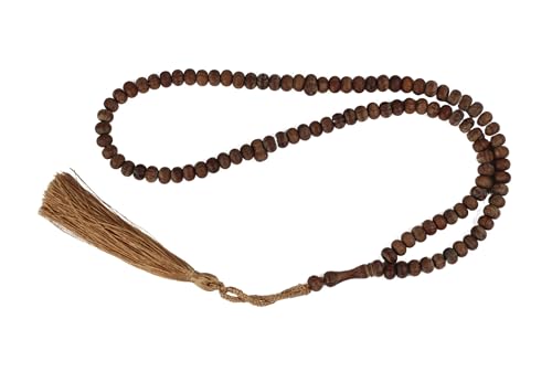 Tasbeeh Misbaha Handgefertigtes Wacholderholz, islamisches Geschenk, Tasbih Gebetsperlen, Tesbih, 5 x 7 mm, kleine Größe, Dhikr-Rosenkranz Tasbeeh Misbaha Handgefertigtes Wacholderholz, islamisches Geschenk, Tasbih Gebetsperlen, Tesbih, 5 x 7 mm, kleine Größe, Dhikr-Rosenkranz von Islamic Bazaar