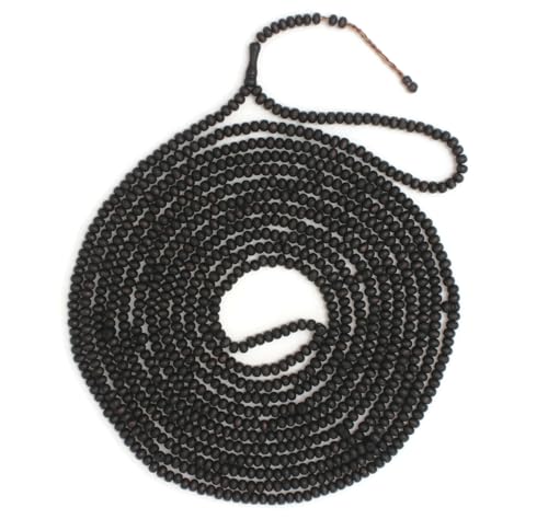 Tasbih Tasbeeh mit Zähler, Misbaha, islamisches Geschenk, Tasbih Gebetsperlen, Tesbih, 5 x 7 mm, matt, schwarz, 1000 Stück von Islamic Bazaar