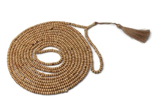 Tasbih handgefertigtes Zitronenbaumholz – 1000 Perlen mit Quaste, eleganter Islamischer Rosenkranz für Gebet und Meditation von Islamic Bazaar