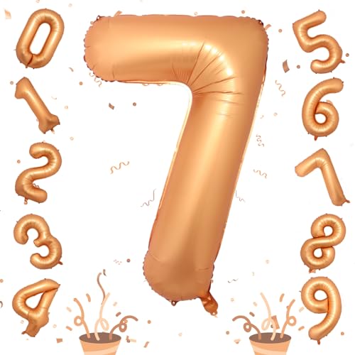 7. Geburtstag Luftballons für Jungen, 40 Zoll Zahlen 7 Ballon Geburtstagdeko, Große Orange 7 Zahl Luftballon für Mädchen Kinder Geburtstag Party Deko Frauen Jubiläum Party Dekoration Fliegt mit Helium 7. Geburtstag Luftballons für Jungen, 40 Zoll Zahlen 7 Ballon Geburtstagdeko, Große Orange 7 Zahl Luftballon für Mädchen Kinder Geburtstag Party Deko Frauen Jubiläum Party Dekoration Fliegt mit Helium von Isndare
