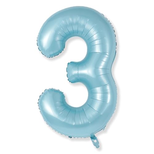 Luftballon 3. Geburtstag für Kinder, Große Perl Blau Folienballon Geburtstagsdeko, 40'' Mylar Zahl 3 Ballon für Jungen Geburtstag Party Deko 3 Hochzeiten Jubiläum Party Dekoration, Fliegt mit Helium Luftballon 3. Geburtstag für Kinder, Große Perl Blau Folienballon Geburtstagsdeko, 40'' Mylar Zahl 3 Ballon für Jungen Geburtstag Party Deko 3 Hochzeiten Jubiläum Party Dekoration, Fliegt mit Helium von Isndare