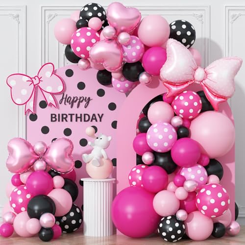 Luftballon Girlande Rosa und Schwarz Luftballon Girlande Rosa und Schwarz von Isndare