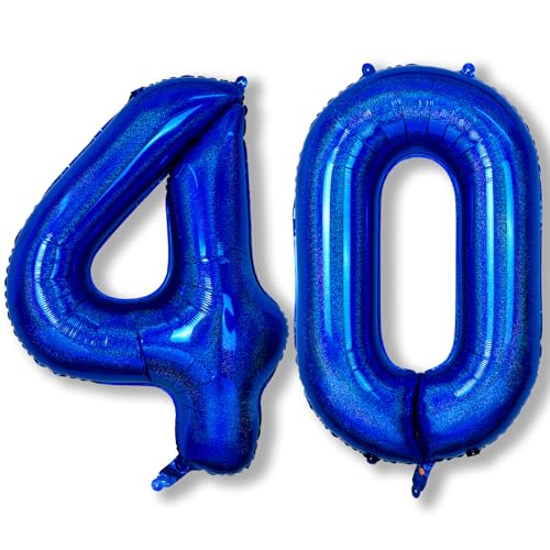 Navy Blau Zahl Luftballons 40, Marineblau Folienballon Riesen 40 Zahlenballon Geburtstagdeko, 40 Zoll Helium Dunkelblau Zahlen 40 Ballons für Herren Frau 40. Geburtstag Jubiläum Party Dekoration Navy Blau Zahl Luftballons 40, Marineblau Folienballon Riesen 40 Zahlenballon Geburtstagdeko, 40 Zoll Helium Dunkelblau Zahlen 40 Ballons für Herren Frau 40. Geburtstag Jubiläum Party Dekoration von Isndare