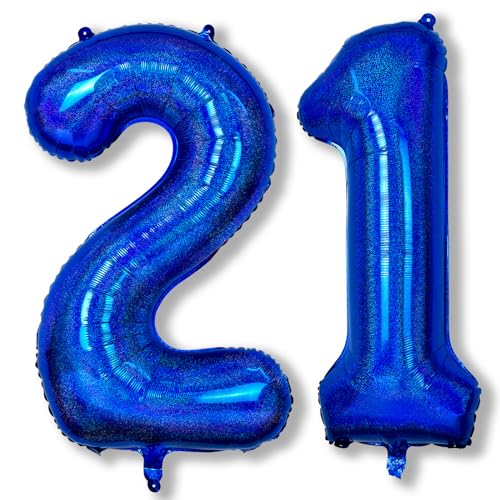 Riesen Marineblau 21 Luftballon für Herren, 40 Zoll Navy Blau Helium 21 Zahlenluftballons Geburtstagdeko, Dunkelblau Zahl 21 Folienballon für Frau 21. Geburtstag Party Deko Jubiläum Party Dekoration Riesen Marineblau 21 Luftballon für Herren, 40 Zoll Navy Blau Helium 21 Zahlenluftballons Geburtstagdeko, Dunkelblau Zahl 21 Folienballon für Frau 21. Geburtstag Party Deko Jubiläum Party Dekoration von Isndare