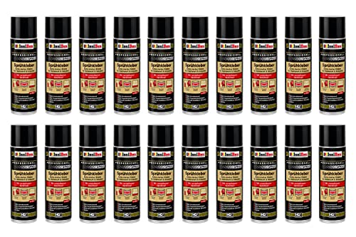 Isolbau Sprühkleber 20 x 500 ml - Extra starker Kleber für Heimwerk & Industrie - Klebe-Spray für Schaumstoff, Holz, Stoff, Leder, Filz uvm von Isolbau