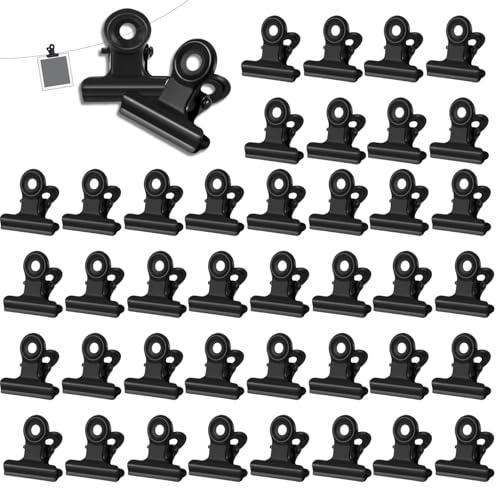 40 Stück Kleine Bulldogge Büroklammern, 22mm Multi-function Binder Clip for Klammern, Mini Metall klammern Briefklemmer für Fotos,Zeichnungen, Kunsthandwerk, Büro, Küche, Tags Taschen 40 Stück Kleine Bulldogge Büroklammern, 22mm Multi-function Binder Clip for Klammern, Mini Metall klammern Briefklemmer für Fotos,Zeichnungen, Kunsthandwerk, Büro, Küche, Tags Taschen von Issimober