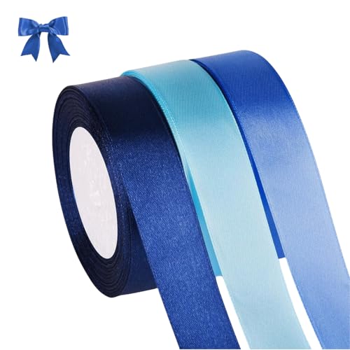 66m Satinband Blau, 20mm Schleifenband Blau, Geschenkband Blau Breit, Blauenes Geschenk Band Geschenkbänder, Geschenkband Hochzeit Stoff für Geburtstag Deko Geschenkverpackung Taufe 66m Satinband Blau, 20mm Schleifenband Blau, Geschenkband Blau Breit, Blauenes Geschenk Band Geschenkbänder, Geschenkband Hochzeit Stoff für Geburtstag Deko Geschenkverpackung Taufe von Issimober