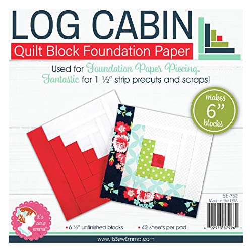 Log Cabin Foundation-Papier, 15,2 cm von It's Sew Emma