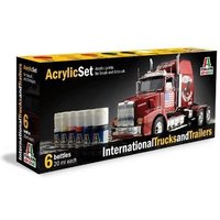 Acryl Set International Trucks &Trailers von Italeri