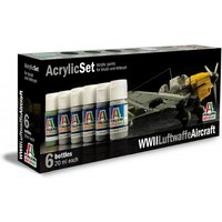 Acryl Set WWII Luftwaffe Aircraft von Italeri