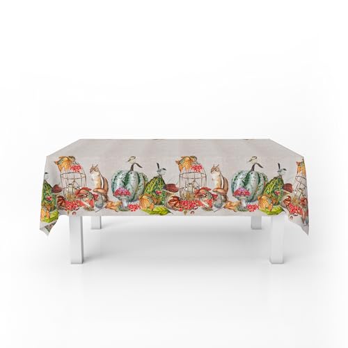 Schmutzabweisende Tischdecke Made in Italy, Colori D Autunno, 150 cm von Italian Bed Linen