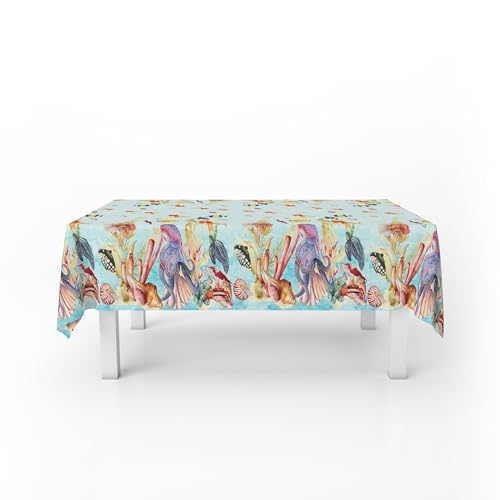 Schmutzabweisende Tischdecke Made in Italy, MARE DI Corallo, 180 cm von Italian Bed Linen