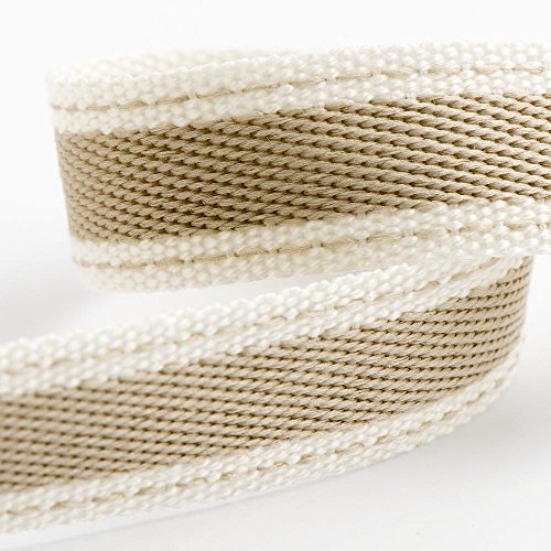 Baumwoll-Twill-Band, 15 mm x 10 m, Natur Baumwoll-Twill-Band, 15 mm x 10 m, Natur von Italian Options