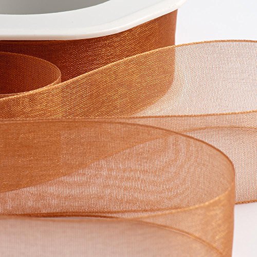 Italian Options Organza-Chiffonband, 38 mm x 20 m Rolle, Apricot Spice Italian Options Organza-Chiffonband, 38 mm x 20 m Rolle, Apricot Spice von Italian Options
