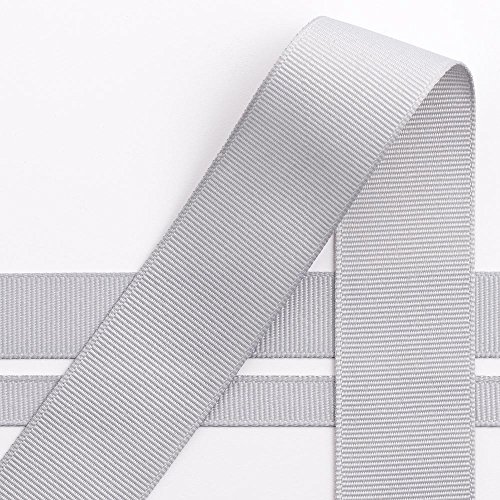 Italian Options Ripsband, 10 mm x 10 m Rolle, silberfarben von Italian Options