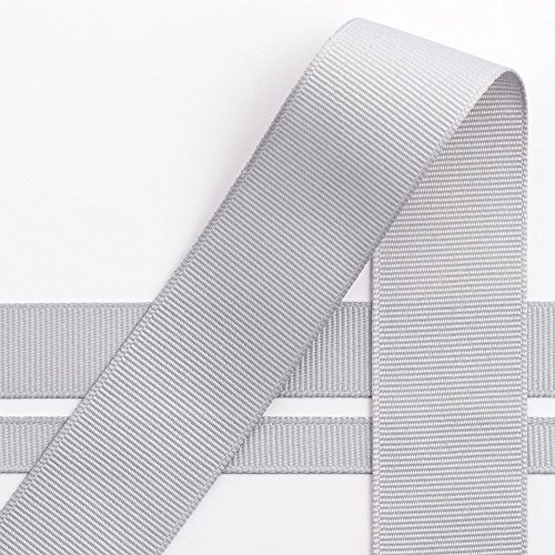 Italian Options Ripsband, 38 mm x 10 m Rolle, silberfarben von Italian Options