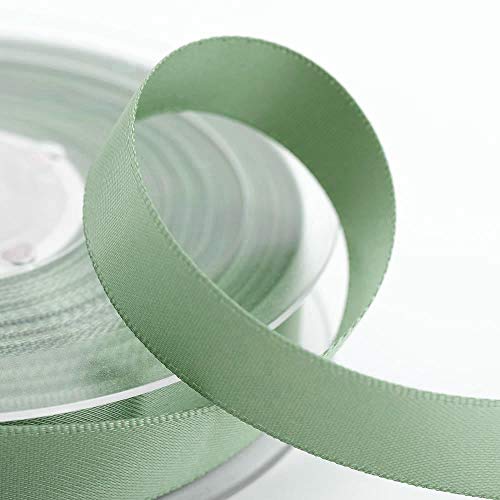 Italian Options Satinband, 10 mm breit x 25 m Rolle, Salbeigrün von Italian Options