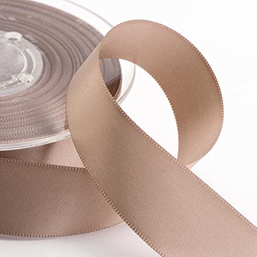 Italian Options Satinband, 38 mm breit x 25 m Rolle, Taupe von Italian Options