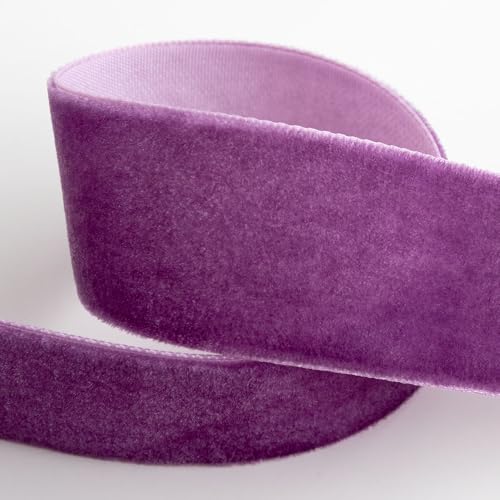 Samtband, 25 mm x 10 m, Amethyst Samtband, 25 mm x 10 m, Amethyst von Italian Options