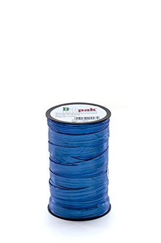 Italpak Geschenkband Polysilk Metall 50m blau von Italpak