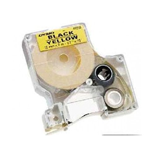 Bandkassette D43618 6 mm x 7 m, gelb, kompatibel mit DYMO-500TS, 1000 Eletronic Labelling Etiketten D43618 S0720790 von Italy's Cartridge