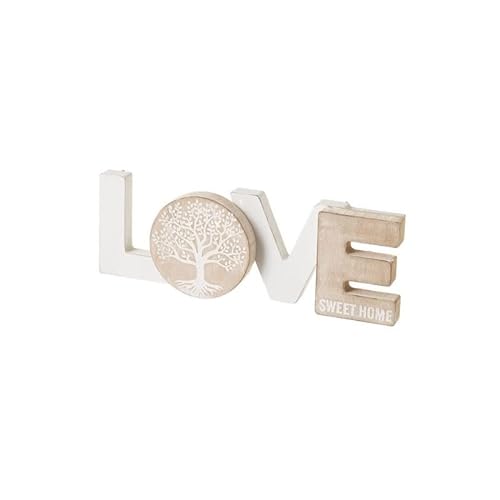 Buchstaben Dekoration Schild mit Anhängern Sweet Home Holz (Love) von Item