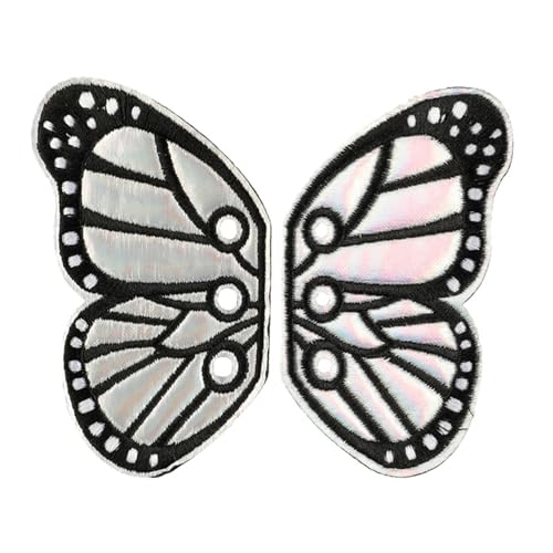 1 Paar Cartoon Schmetterling Flügel Bügelbilder Kleidung Patches Reparatur Stickerei für Tasche Dekoration Schmetterling Flügel Aufbügeln bestickt für Kleid Jeans 1 Paar Cartoon Schmetterling Flügel Bügelbilder Kleidung Patches Reparatur Stickerei für Tasche Dekoration Schmetterling Flügel Aufbügeln bestickt für Kleid Jeans von Itkcozcg