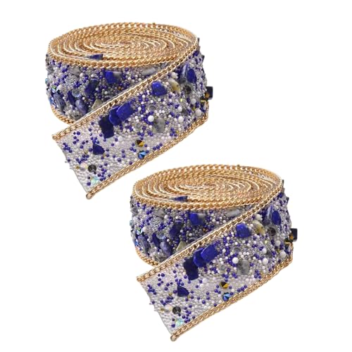 2 Rollen selbstklebende Strass-Kette, Strassband, zum Aufbügeln oder Aufnähen, für Bastelarbeiten, Hochzeitsdekoration 2 Rollen selbstklebende Strass-Kette, Strassband, zum Aufbügeln oder Aufnähen, für Bastelarbeiten, Hochzeitsdekoration von Itkcozcg