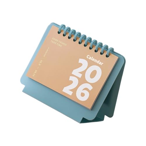 2026 Tischkalender Tagesplaner Bindekamm nachfüllbar Büro Tischplatte Monatskalender Schreiben Notizblöcke Papier Schreibtischplaner von Itkcozcg