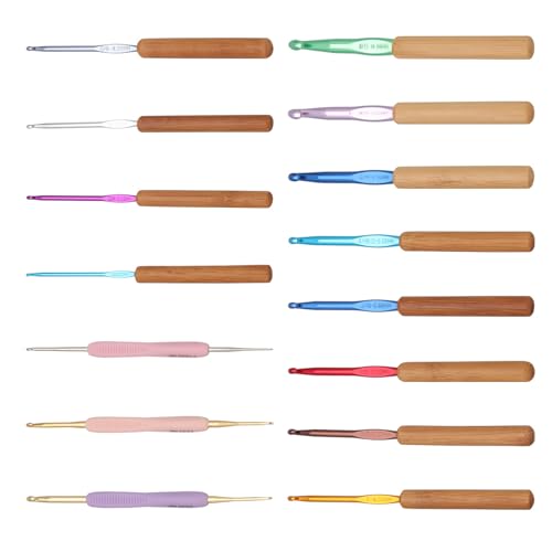 Itkcozcg 1 Set Häkelnadel-Set, Einzelkopf-Stricknadel, Doppelkopf-Häkelnadel, Strickwerkzeug, Häkelwerkzeug Itkcozcg 1 Set Häkelnadel-Set, Einzelkopf-Stricknadel, Doppelkopf-Häkelnadel, Strickwerkzeug, Häkelwerkzeug von Itkcozcg