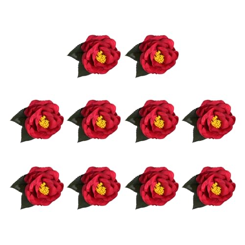 Itkcozcg 10 Stück künstliche Blütenköpfe für Hochzeitsarrangements, Nähen, Basteln, Kleidung, Kuchendekoration, Hochzeitsfeier, Tafelaufsätze Itkcozcg 10 Stück künstliche Blütenköpfe für Hochzeitsarrangements, Nähen, Basteln, Kleidung, Kuchendekoration, Hochzeitsfeier, Tafelaufsätze von Itkcozcg
