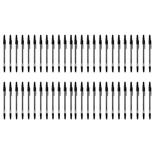 Itkcozcg 12/24/50/100 Stück Kugelschreiber, nachfüllbarer Schreibstift mit Minen, Kugelschreiber, Blau/Schwarz/Rot Itkcozcg 12/24/50/100 Stück Kugelschreiber, nachfüllbarer Schreibstift mit Minen, Kugelschreiber, Blau/Schwarz/Rot von Itkcozcg
