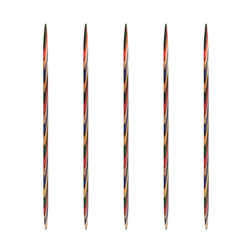 Itkcozcg 5 x Doppelkopf-Stricknadeln, Holz, ergonomisch, gerade, doppelendig, Stricknadeln zum Häkeln Itkcozcg 5 x Doppelkopf-Stricknadeln, Holz, ergonomisch, gerade, doppelendig, Stricknadeln zum Häkeln von Itkcozcg