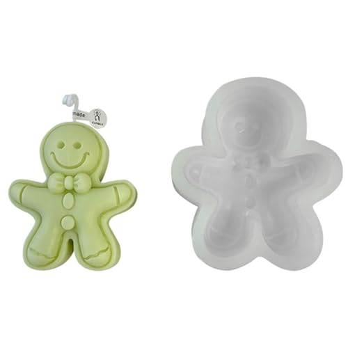 Itkcozcg Harzformen, Lebkuchenmann, Silikonform, Weihnachts-Fondantformen, vielseitige Herstellung von Formen für Kuchen, Seifen, Schokolade, Kerzen, Kekse Itkcozcg Harzformen, Lebkuchenmann, Silikonform, Weihnachts-Fondantformen, vielseitige Herstellung von Formen für Kuchen, Seifen, Schokolade, Kerzen, Kekse von Itkcozcg