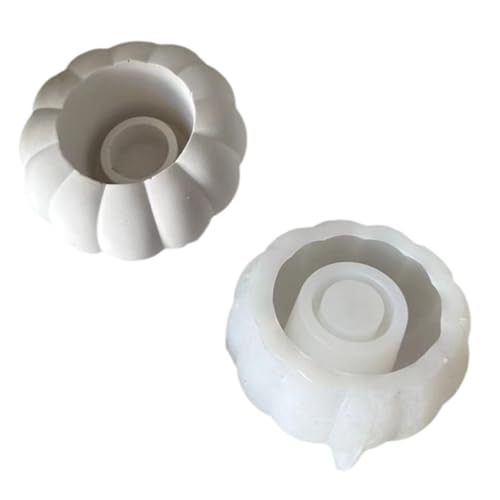 Itkcozcg Harzformen, Ornament-Formen, Halloween-Silikon-Bastelform, Kürbisform, Harzformen, Silikon-Kerzenhalter-Form für Kerzenständer Itkcozcg Harzformen, Ornament-Formen, Halloween-Silikon-Bastelform, Kürbisform, Harzformen, Silikon-Kerzenhalter-Form für Kerzenständer von Itkcozcg
