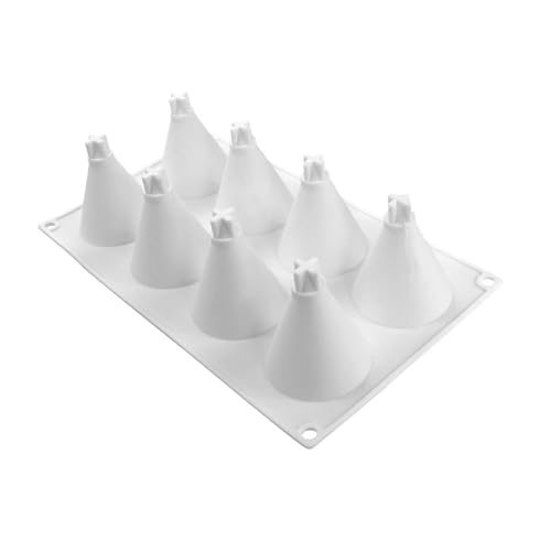 Itkcozcg Kegelförmige Silikonformen, Backwerkzeug, Mousse, Kuchendekoration, Formen für Schokolade, Süßigkeiten, Kerzen, Seife Itkcozcg Kegelförmige Silikonformen, Backwerkzeug, Mousse, Kuchendekoration, Formen für Schokolade, Süßigkeiten, Kerzen, Seife von Itkcozcg