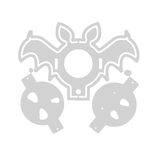 Itkcozcg Metall-Stanzform für Halloween, Fledermaus, Prägung, Papier, Karten, Basteln, Scrapbooking von Itkcozcg