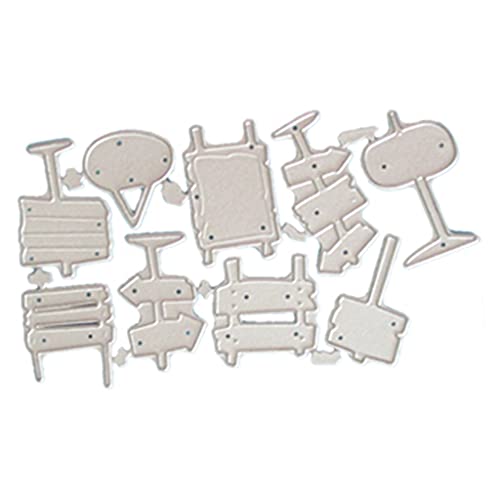 Itkcozcg Pinnwand Prägeschablone Scrapbooking Form Stanzformen Druck Kohlenstoffstahl Prägeschablone von Itkcozcg
